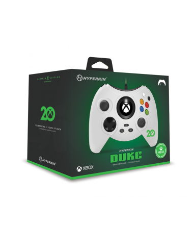 7564-Retro - Mando Duke Wired Xbox 20th Anniversary Edition - White-0810007712932