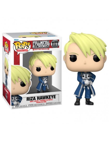 -9328-Figuras - Figura POP! Fullmetal Alchemist: Brotherhood Riza Hawkeye-0889698577397