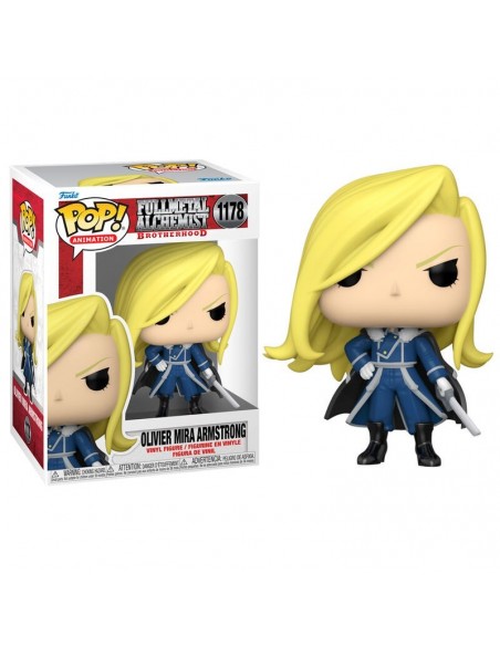 -9325-Figuras - Figura POP! Fullmetal A: Brotherhood Olivier Mira Armstrong-0889698577380