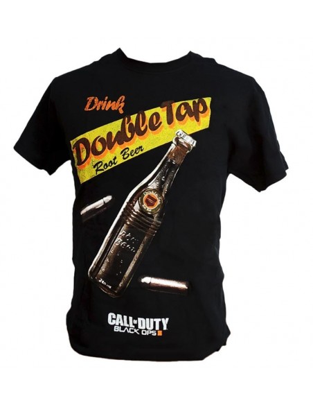 -8991-Apparel - Camiseta Negra COD Black Ops 3 Double Tap T - L-5054258076039