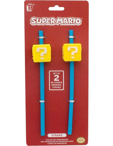 -9767-Merchandising - Set Pajitas Super Mario-5055964714147