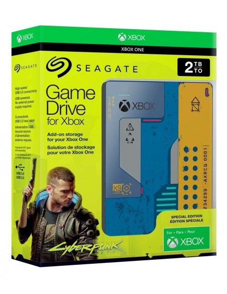 Pase para saber Párrafo paz Xbox One - Game Drive Cyberpunk 2077 Disco Duro HDD Externo 2TB Seagate