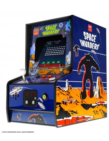  My Arcade Space Invaders Micro Player: Mini videojuego de máquina  arcade, totalmente jugable, edición premium coleccionable de 6.75 pulgadas  : Juguetes y Juegos