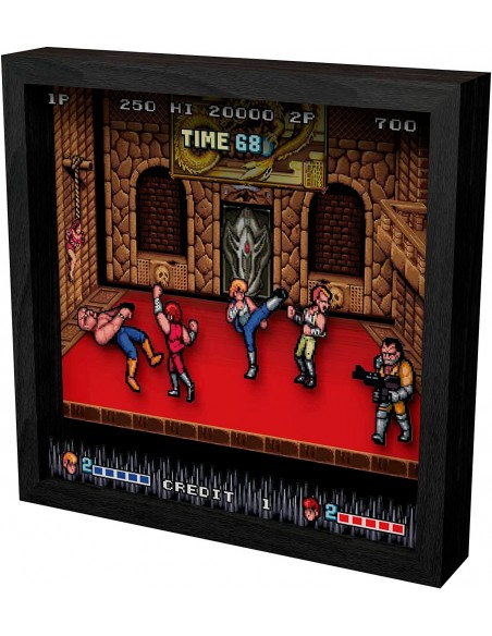 -12715-Retro - Pixel Frames Double Dragon-0849172013292