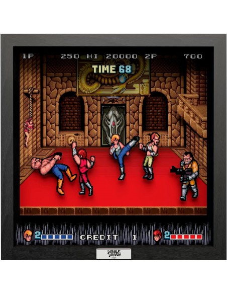 -12715-Retro - Pixel Frames Double Dragon-0849172013292