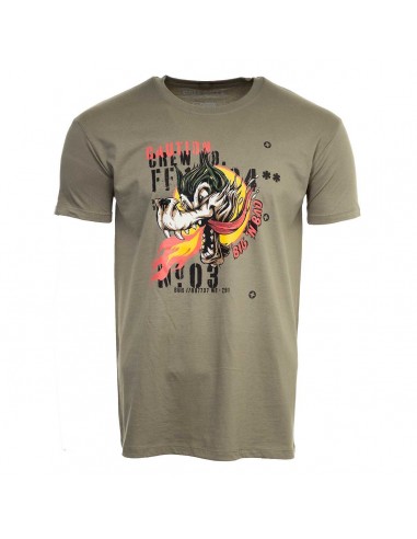 13134-Apparel - Camiseta Call of Duty: Vanguard Wolf Khaki L-4020628683108