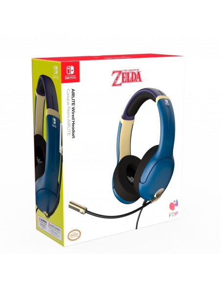 Switch Airlite Headset Wired Hyrule Blue Zelda Licenciado