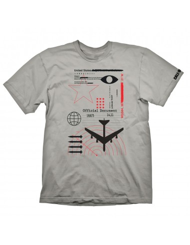 12931-Apparel - Camiseta Call of Duty: Cold War ""Radar"" Gris Claro M (Blister)-4020628704575