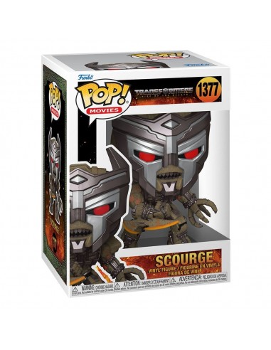 13474-Figuras - Figura POP! Transformers N° 1377 - Scourge -0889698639583