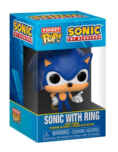 13683-Figuras - Figura POP! Sonic - Pocket Pop - Sonic + Kid Tee (Xl)-0889698703925