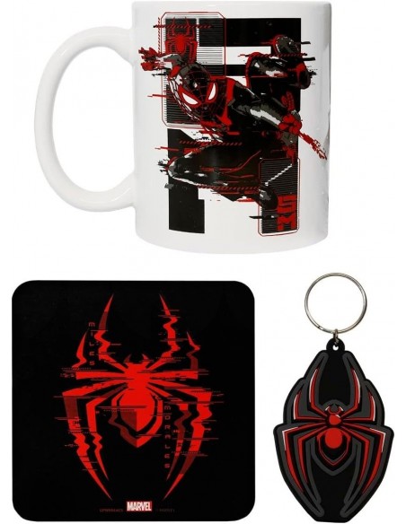 -8217-Merchandising - Caja Regalo Marvel - Spider-Man Miles Morales Web Glith-5050293859446