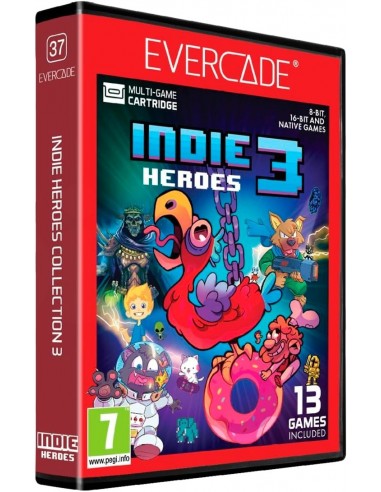 14532-Retro - Cartucho Evercade Indie Heroes Collection 3-5060990240416