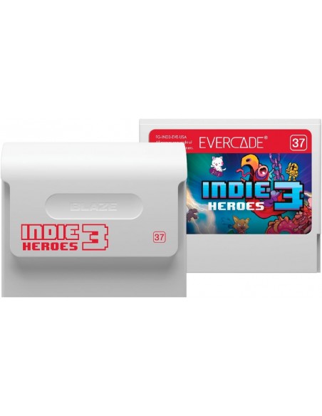 -14532-Retro - Cartucho Evercade Indie Heroes Collection 3-5060990240416