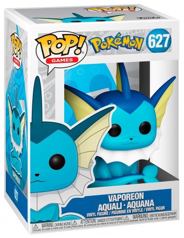 9322-Figuras - Figura POP! Pokemon Vaporeon-0889698636971