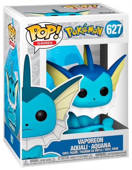 -9322-Figuras - Figura POP! Pokemon Vaporeon-0889698636971