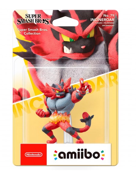 -3311-Amiibos - Figura Amiibo Incineroar (Serie SSB)-0045496380878