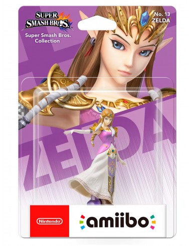 3334-Amiibos - Figura Amiibo Zelda (Serie SSB)-0045496352486