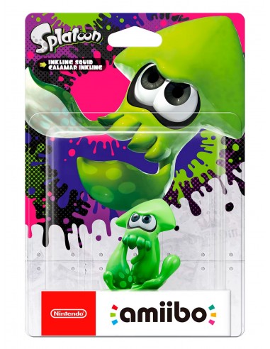 5491-Amiibos - Figura Amiibo Splatoon Calamar (Serie Splatoon)-0045496352974