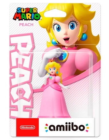 4784-Amiibos - Figura Amiibo Peach (Serie Super Mario)-0045496352783