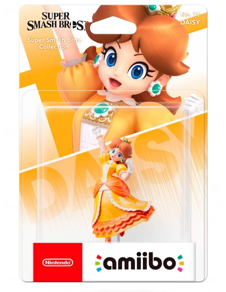 -1201-Amiibos - Figura Amiibo Daisy (Serie SSB)-0045496380779