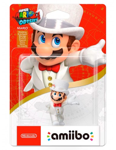 3510-Amiibos - Figura Amiibo Mario Boda (Serie Super Mario)-0045496380588