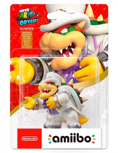 3514-Amiibos - Figura Amiibo Bowser Boda (Serie Super Mario)-0045496380601