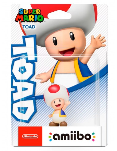 3524-Amiibos - Figura Amiibo Toad (Serie Super Mario)-0045496352813