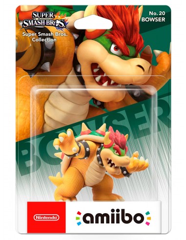 3525-Amiibos - Figura Amiibo Bowser (Serie SSB)-0045496352554