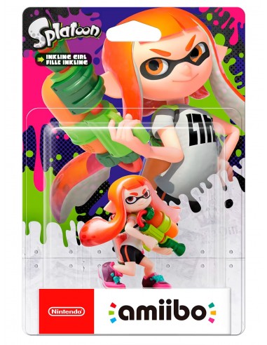 2011-Amiibos - Figura Amiibo Splatoon Girl (Serie Splatoon)-0045496352943