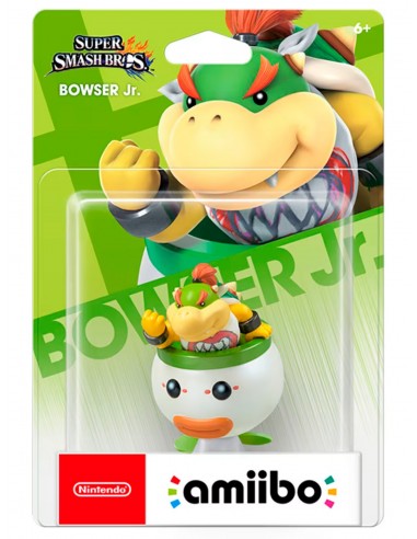 5855-Amiibos - Figura Amiibo Bowser Jr. (Serie SSB)-0045496352561