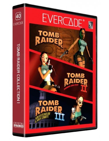 14915-Retro - Cartucho Evercade Tomb Raider Collection 1-5060990240515