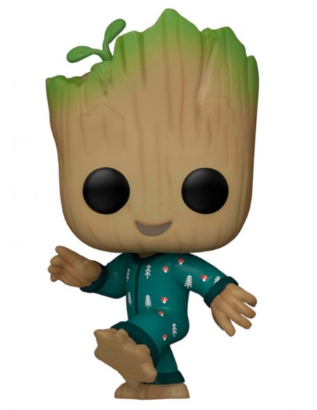 -11821-Figuras - Figura POP! Marvel I am Groot - Groot in Onesie (Dancing)-0889698706506