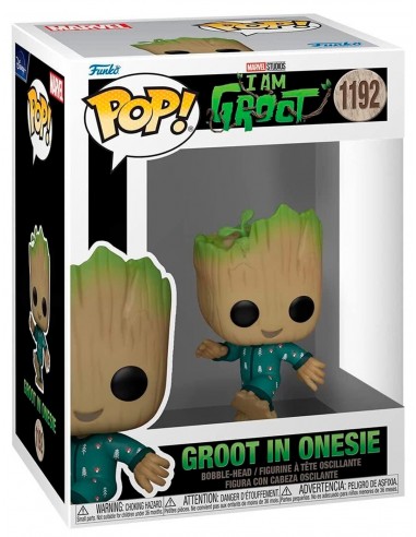 11821-Figuras - Figura POP! Marvel I am Groot - Groot in Onesie (Dancing)-0889698706506