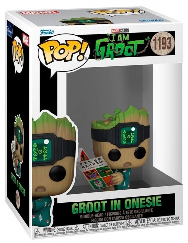 11819-Figuras - Figura POP! Marvel I am Groot - Groot in Onesie with Book-0889698706513