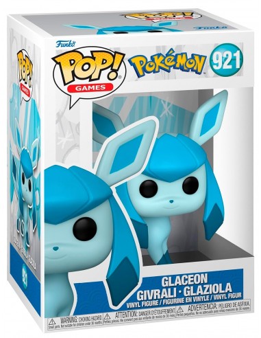 13844-Figuras - Figura POP! Pokemon Glaceon (EMEA) 9 cm-0889698690805