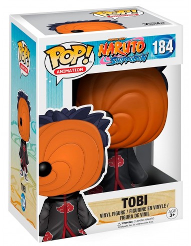 14132-Figuras - Figura POP! Naruto Shippuden Tobi 9 cm-0889698124522