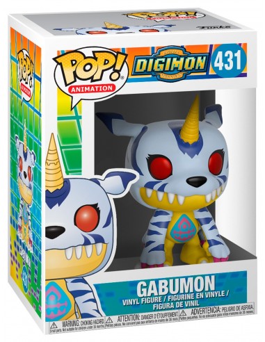 13184-Figuras - Figura POP! Digimon - Gabumon-0889698328241
