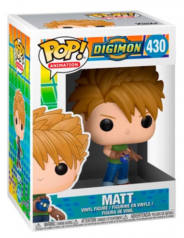 13188-Figuras - Figura POP! Digimon - Matt-0889698328210