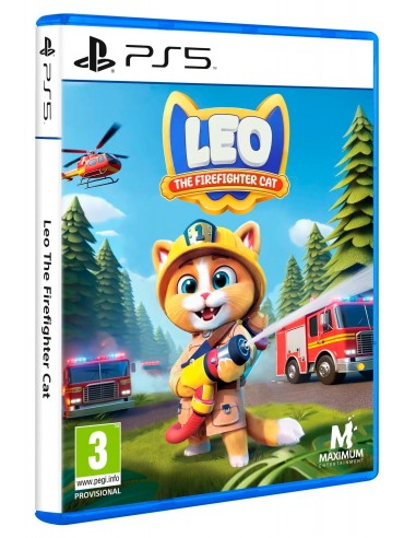 14521-PS5 - Leo the Firefighter Cat-5016488141475