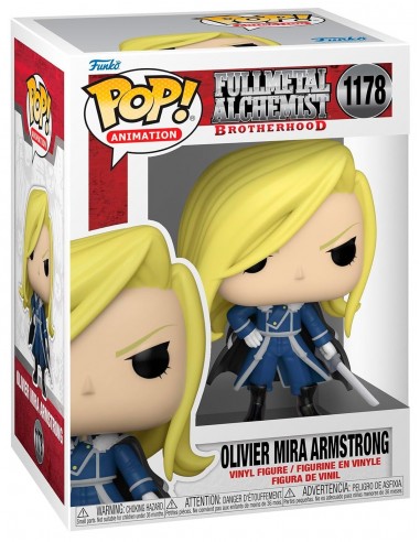 9325-Figuras - Figura POP! Fullmetal A: Brotherhood Olivier Mira Armstrong-0889698577380