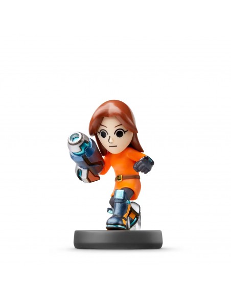 -14724-Amiibos - Figura Amiibo Mii Gunman (Tiradora Mii) (Serie SSB)-0045496353124