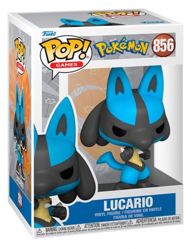 15033-Figuras - Figura POP! Pokemon - Lucario-0889698742177