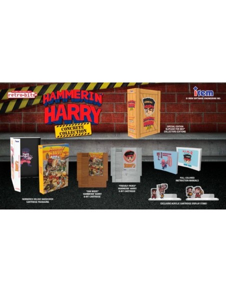 -14733-Retro - Hammerin Harry Concrete Collector NES-0849172014893