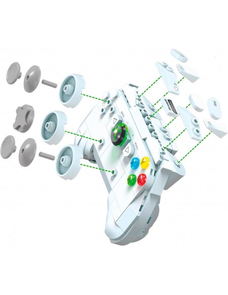 -15073-Merchandising - Consola Xbox 360 Kit de Construcción MEGA 3/4 -0194735221868