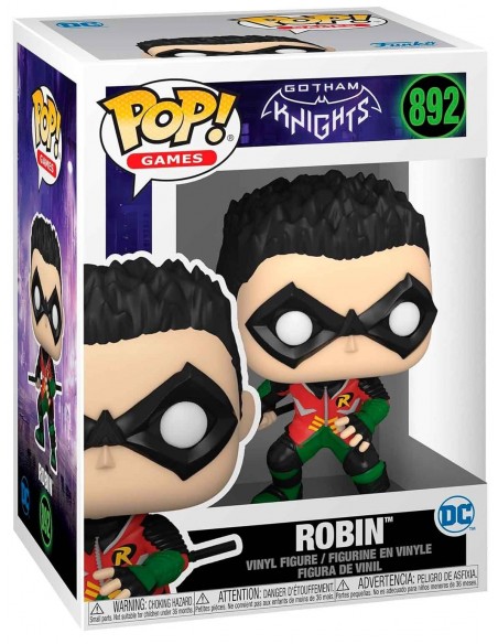 -9387-Figuras - Figura POP! DC Robin (Gotham Knights)-0889698574204