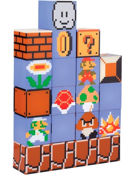 -14709-Merchandising - Lampara Super Mario Bros Build A Level-5055964788766