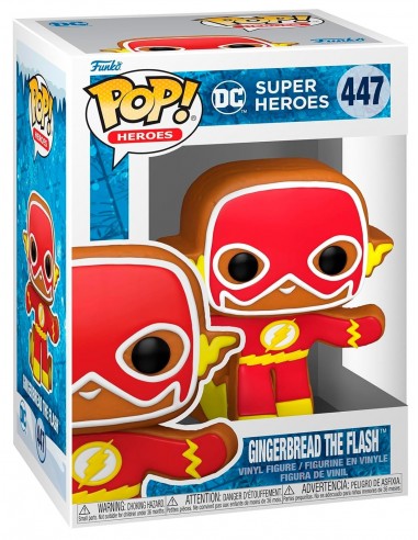 11293-Figuras - Figura POP! DC Holiday The Flash Gingerbread-0889698643238