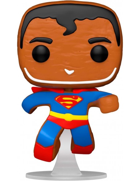 -11290-Figuras - Figura POP! DC Holiday Superman Gingerbread-0889698643221