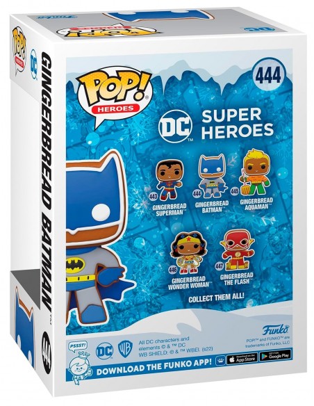 -11291-Figuras - Figura POP! DC Holiday Batman Gingerbread-0889698643252