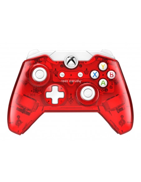 -4774-Xbox One - Mando con Cable Rock Candy Licencia Oficial Xone Rojo-0708056057121